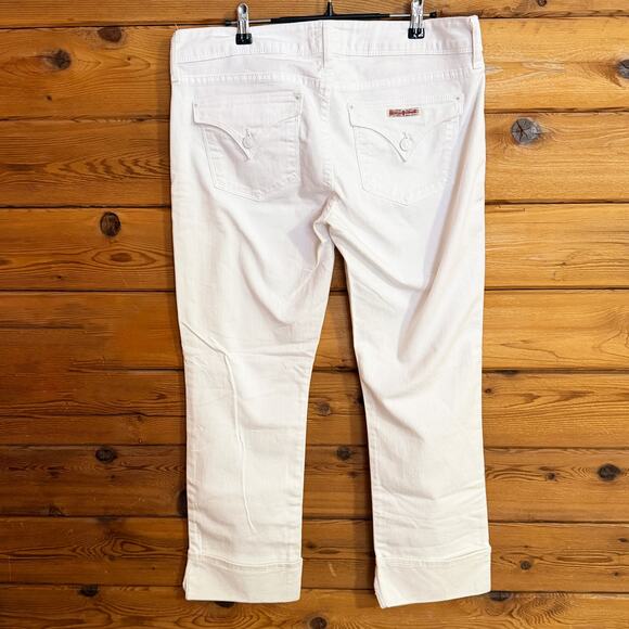 Hudson Ginny Crop Straight Cuff White Size 32 - Picture 2 of 8
